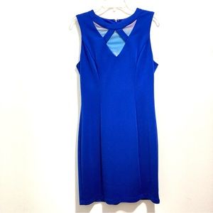 Guess Women’s Sleeveless Royal Blue Summer Midi Dress